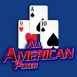 All American Poker slot visual from RTG (Reel Time Gaming) available on totalcasinos.it