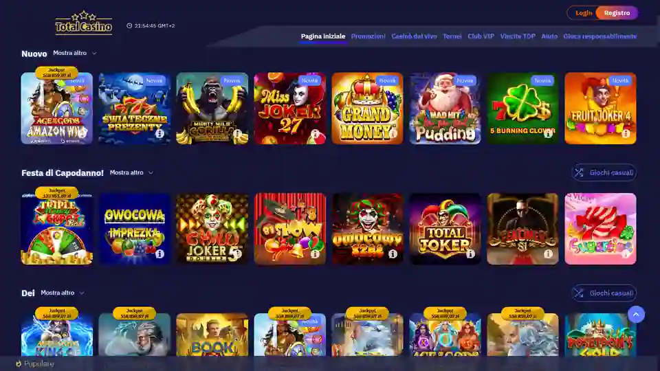 total casino main page