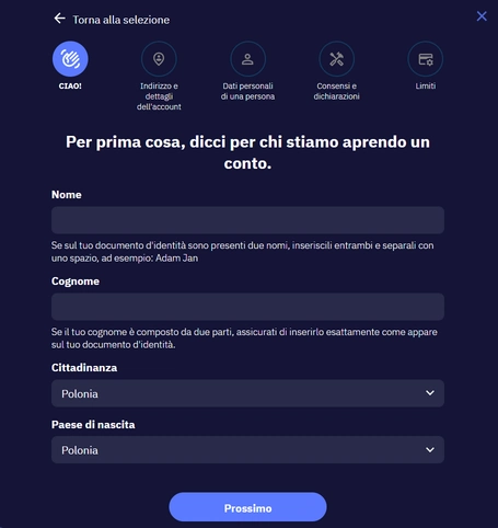 total casino registrer